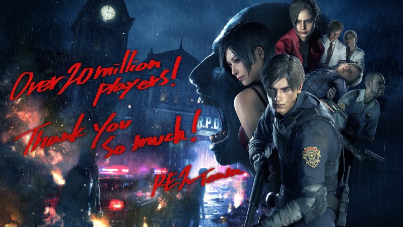 Юбилейный арт Resident Evil 30 лет