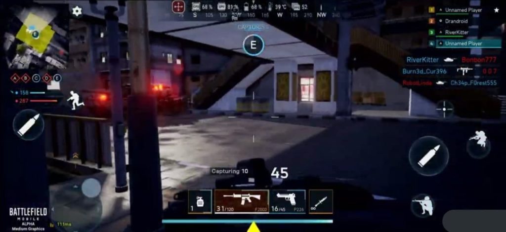 Слитые скриншоты battlefield mobile